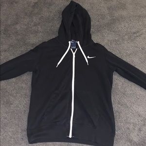 Black Nike Zip Up Hoodie
